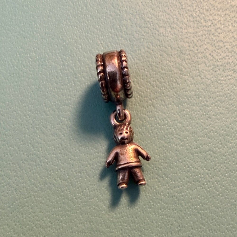 Pandora Silver My Little Boy Charm Dangle